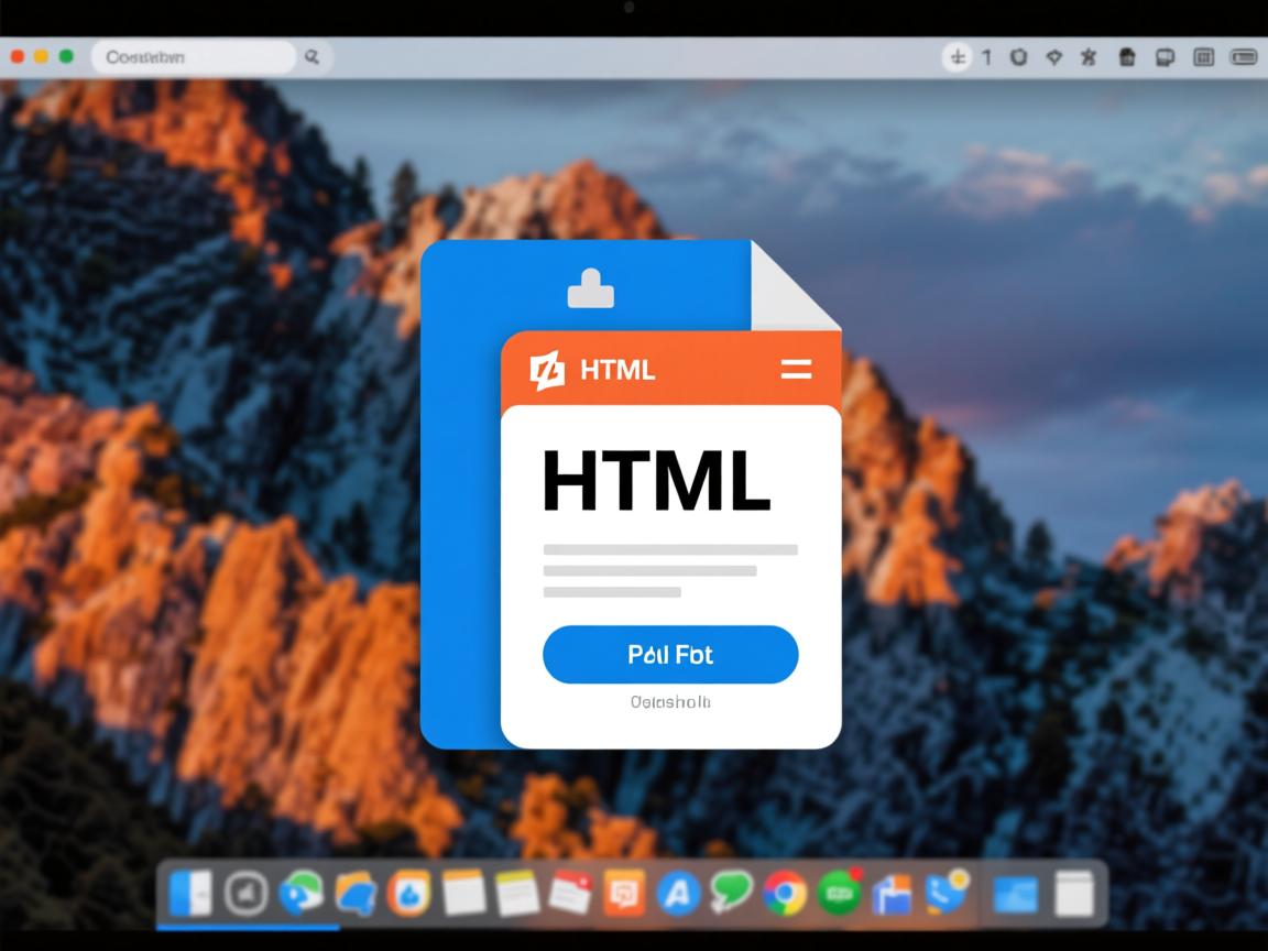 Mac怎么创建HTML文件?  第1张 Mac怎么创建HTML文件?  第1张
