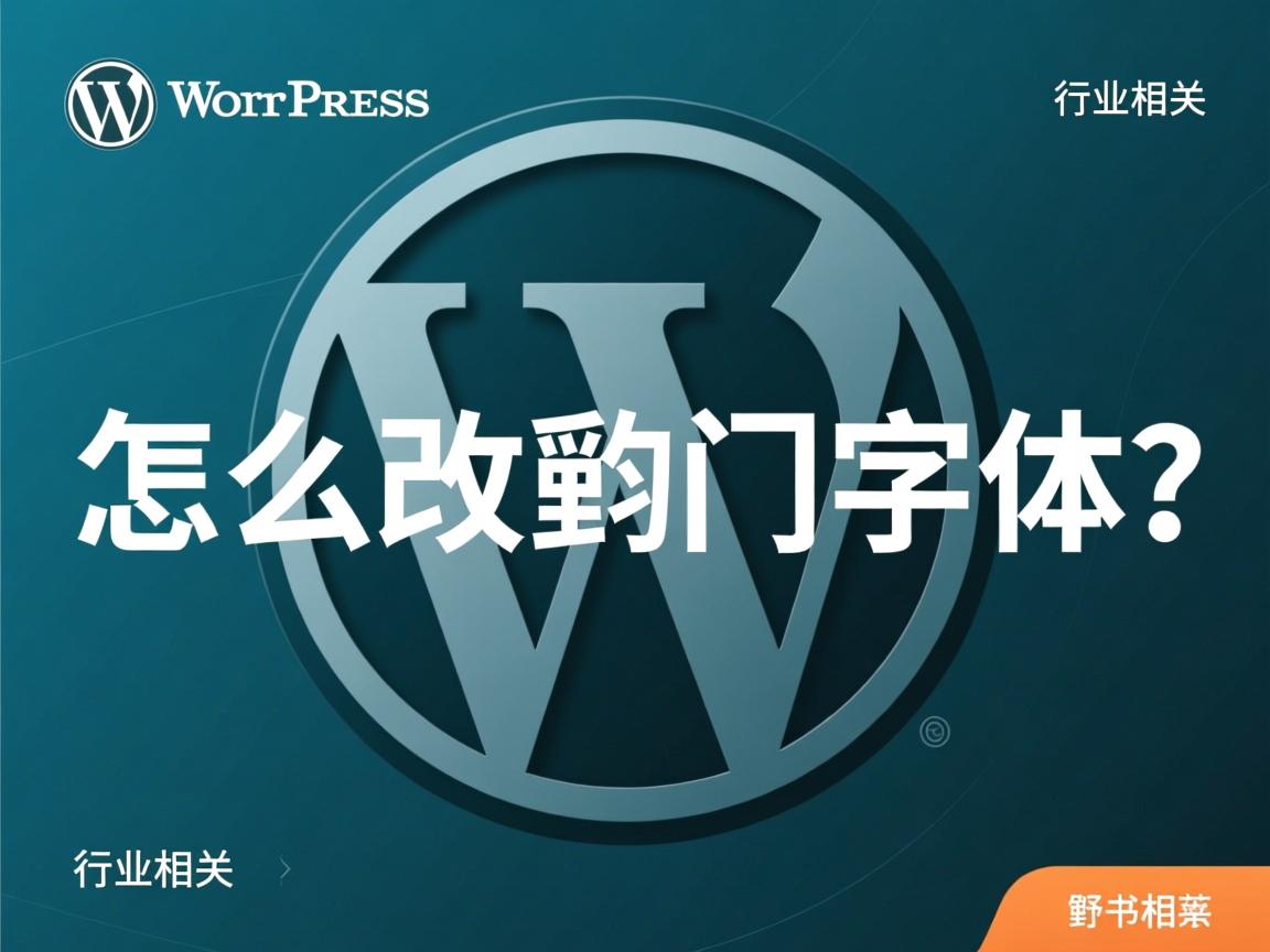 WordPress怎么改默认字体？  第3张