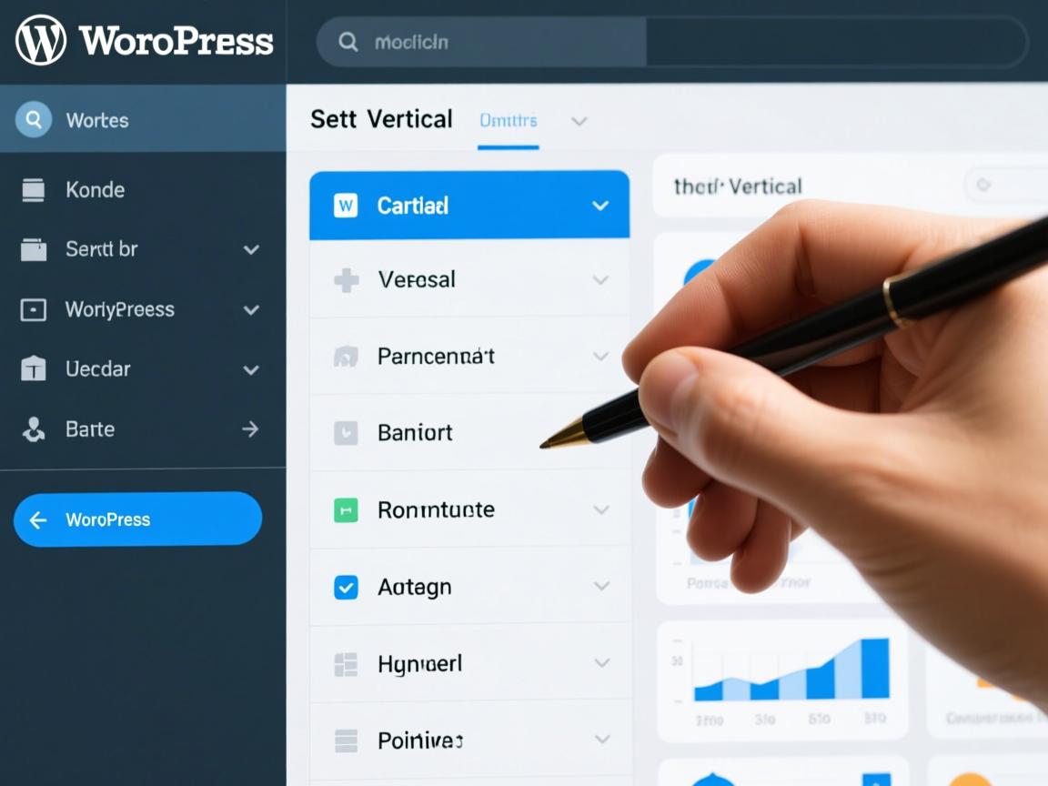 怎样在WordPress设置垂直分类  第1张