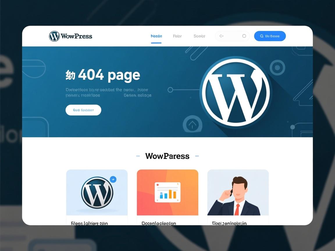 WordPress如何制作404页面  第1张 WordPress如何制作404页面  第1张