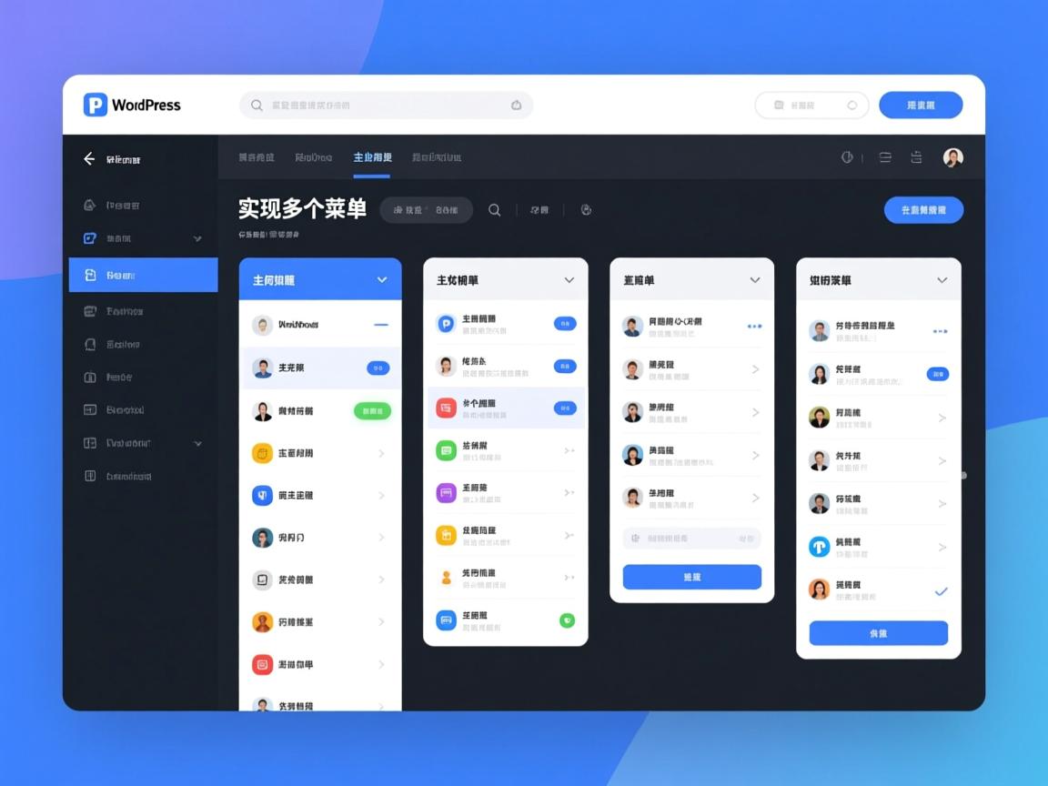 WordPress主题如何实现多个菜单?  第2张 WordPress主题如何实现多个菜单?  第2张
