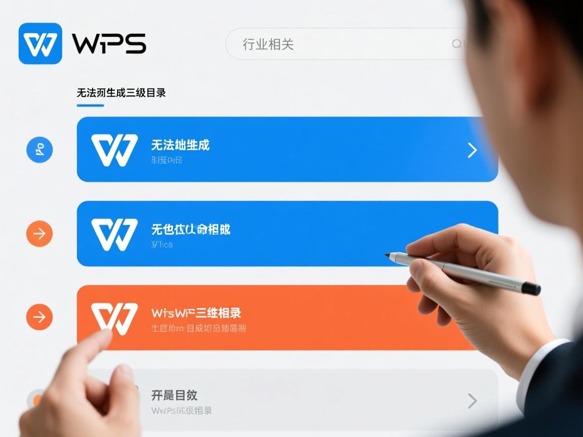 WPS为何无法生成三级目录?  第1张 WPS为何无法生成三级目录?  第1张