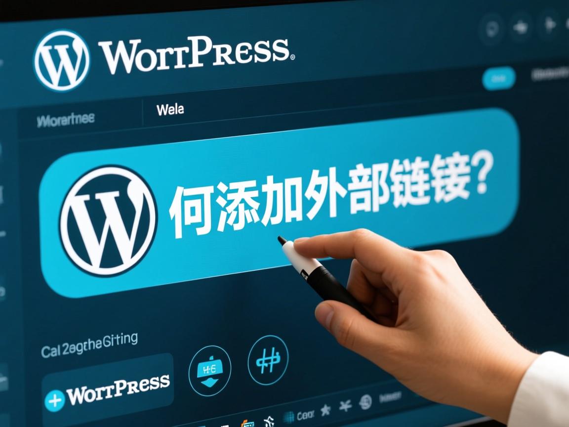 WordPress如何添加外部链接？