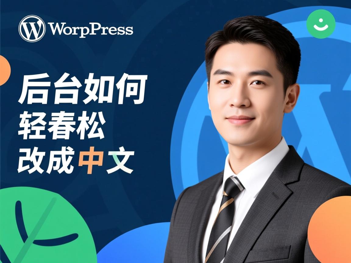 WordPress后台如何轻松改成中文?  第1张 WordPress后台如何轻松改成中文?  第1张