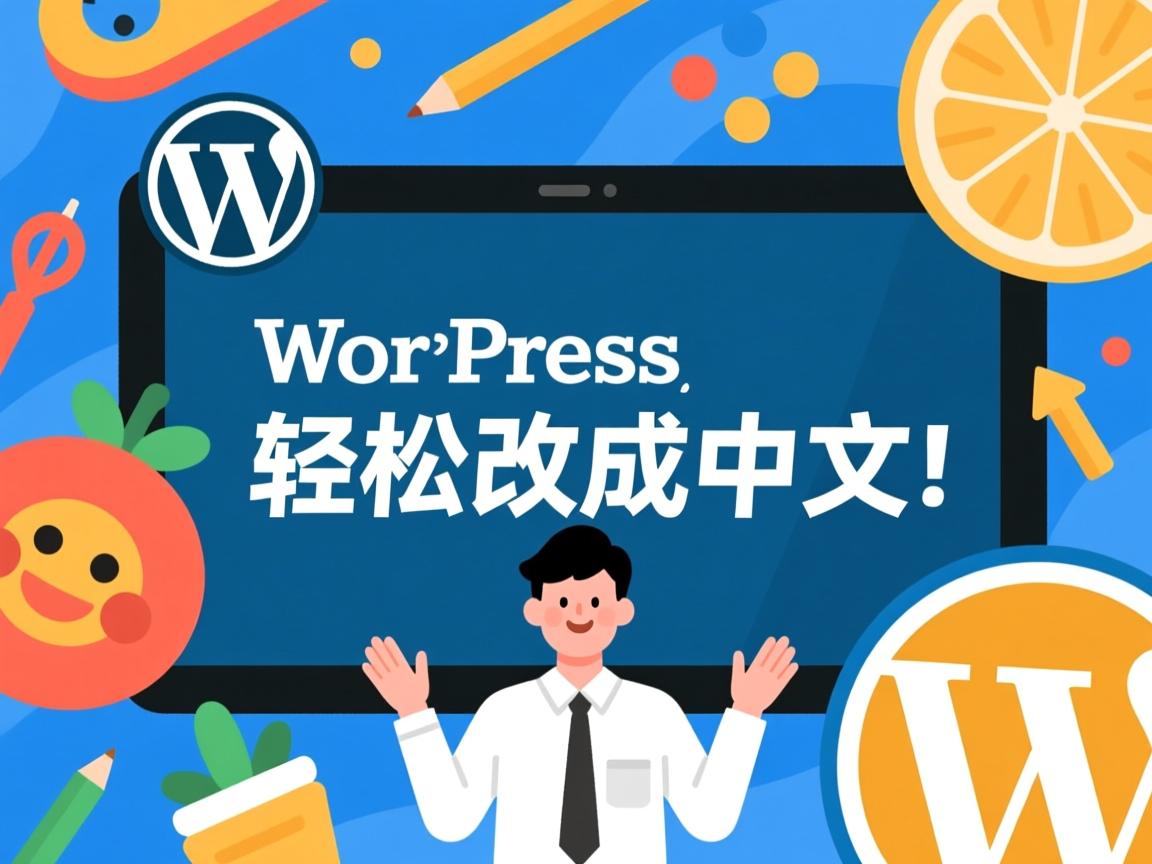 WordPress后台如何轻松改成中文?  第2张 WordPress后台如何轻松改成中文?  第2张