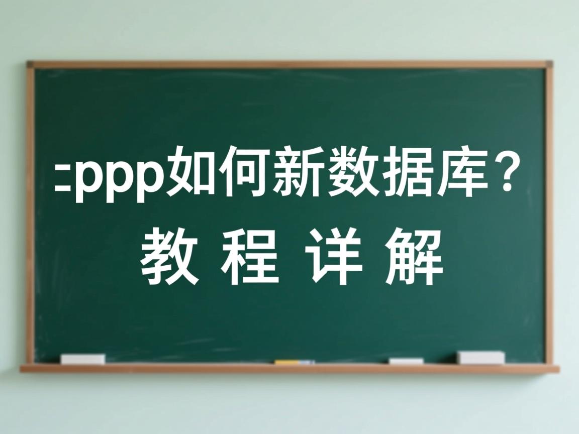 iapp如何新建数据库？教程详解  第2张