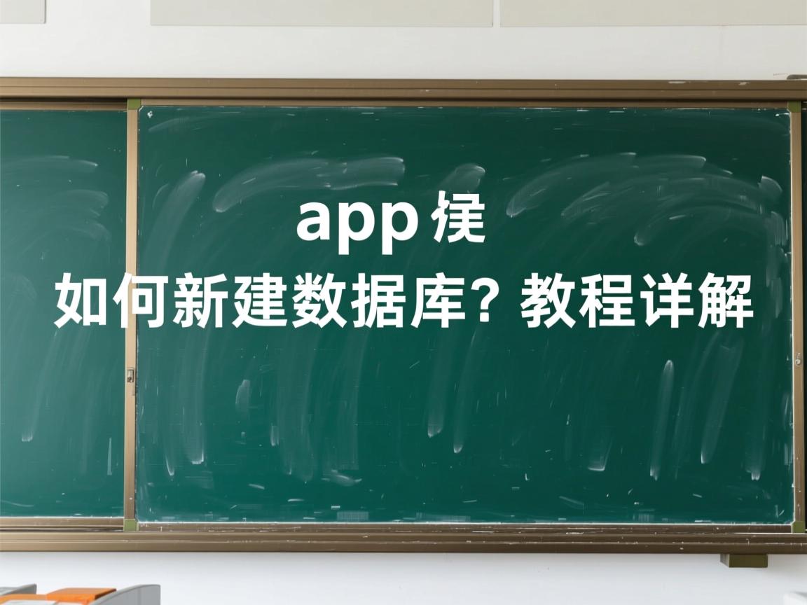 iapp如何新建数据库？教程详解  第3张