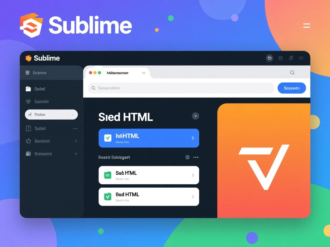 Sublime怎么新建HTML文件?  第1张 Sublime怎么新建HTML文件?  第1张