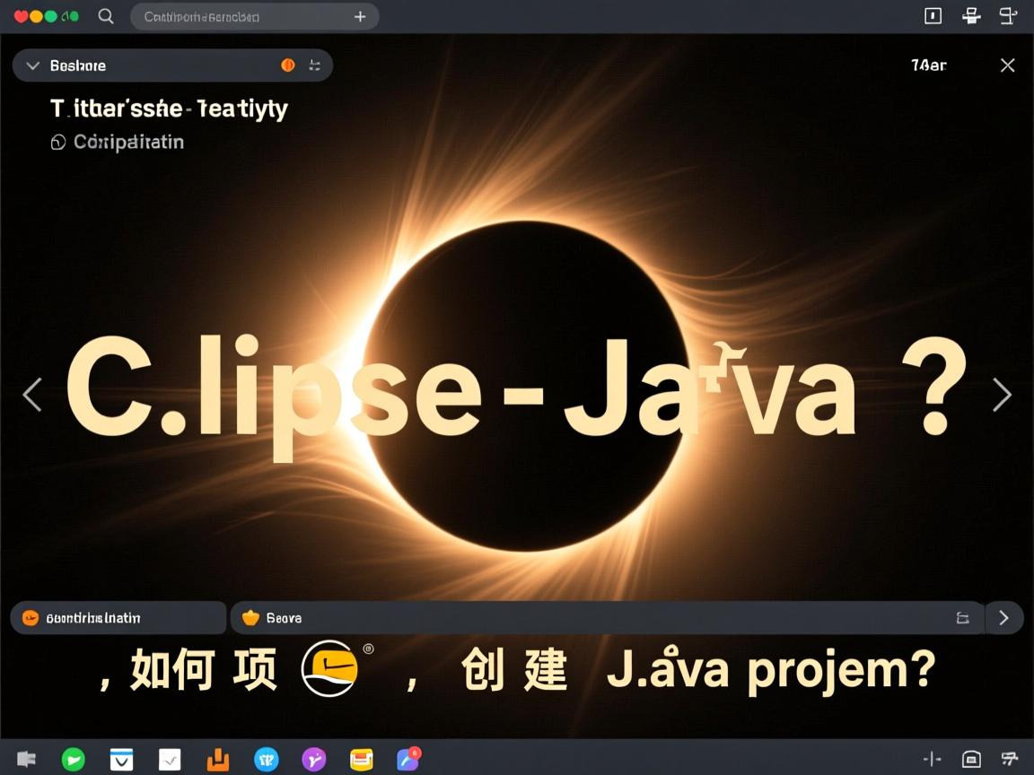 Eclipse如何创建Java项目?  第1张 Eclipse如何创建Java项目?  第1张