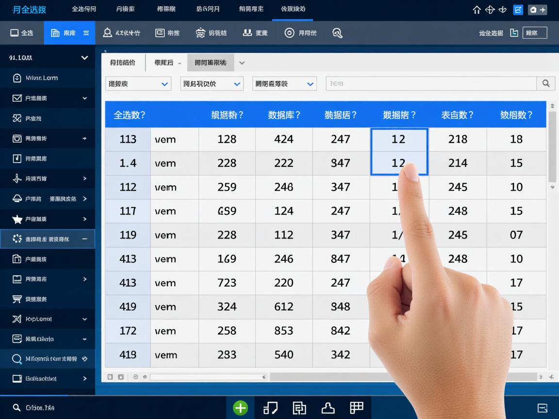 如何全选数据库表格数据？  第2张