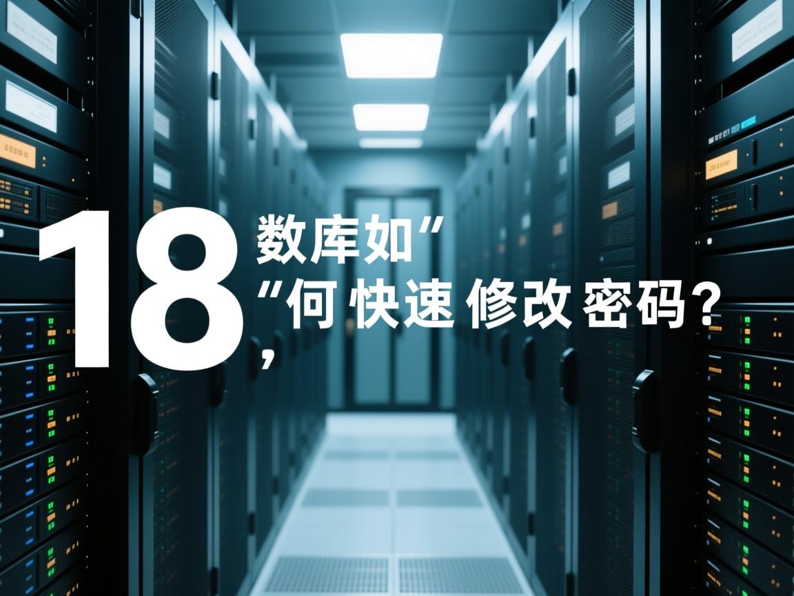 08数据库如何快速修改密码?