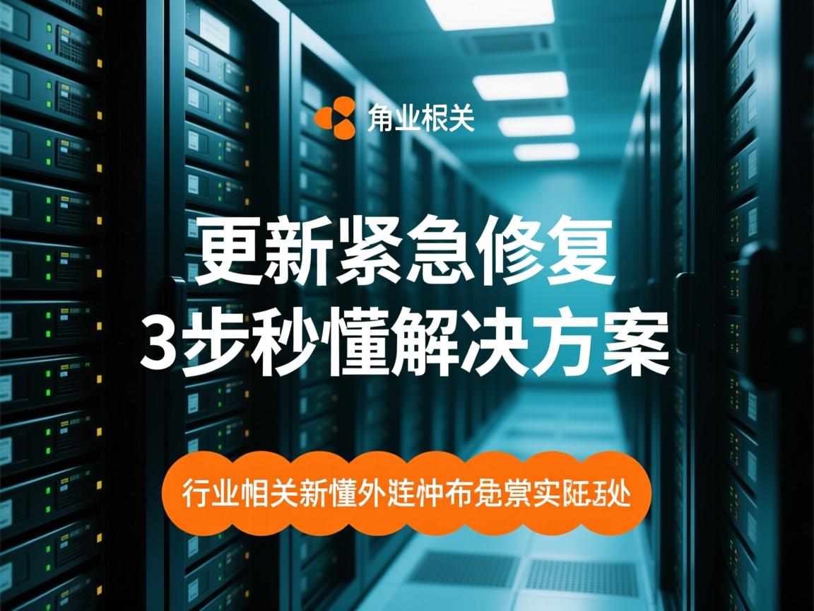 数据库更新紧急修复!3步秒懂解决方案