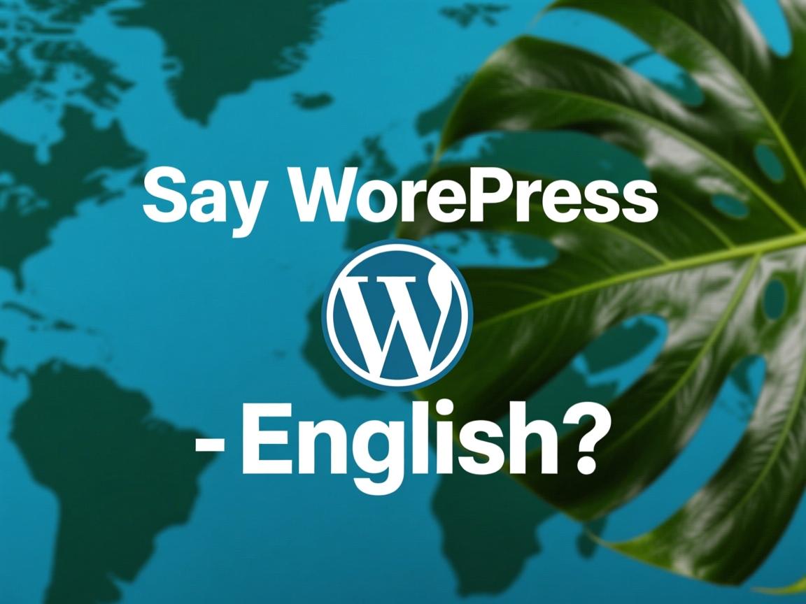 How to say WordPress in English?  第2张 How to say WordPress in English?  第2张