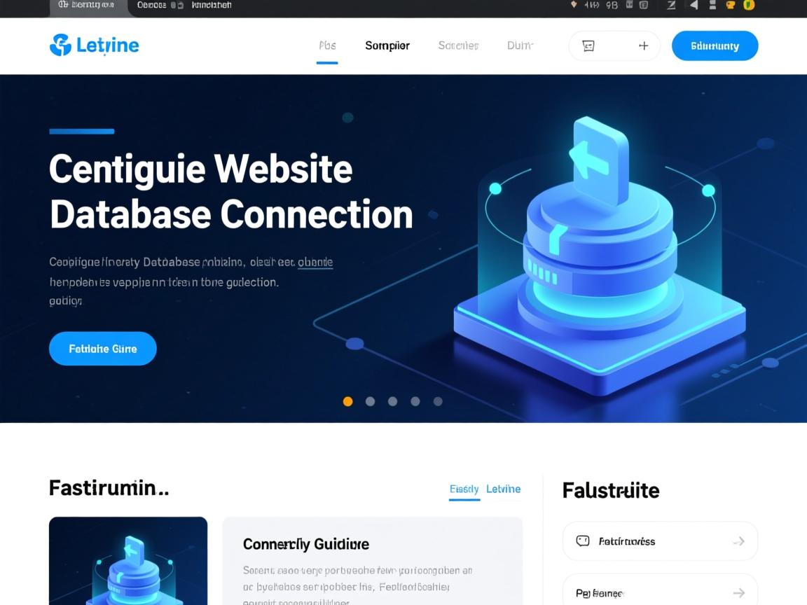 快速配置网站数据库连接指南  第1张 快速配置网站数据库连接指南  第1张