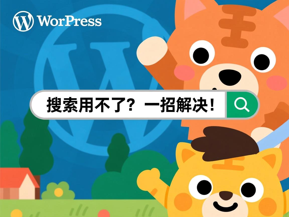 WordPress搜索用不了?一招解决!  第2张 WordPress搜索用不了?一招解决!  第2张