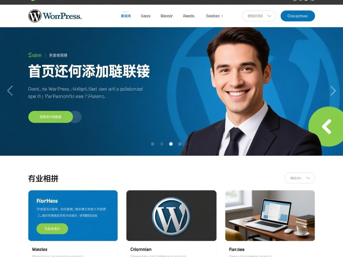 WordPress首页怎么添加友情链接