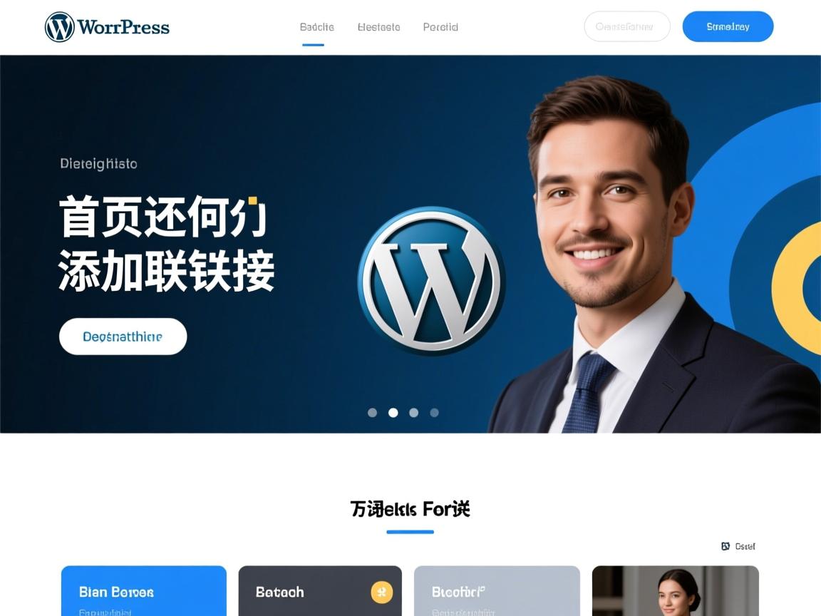 WordPress首页怎么添加友情链接  第2张 WordPress首页怎么添加友情链接  第2张