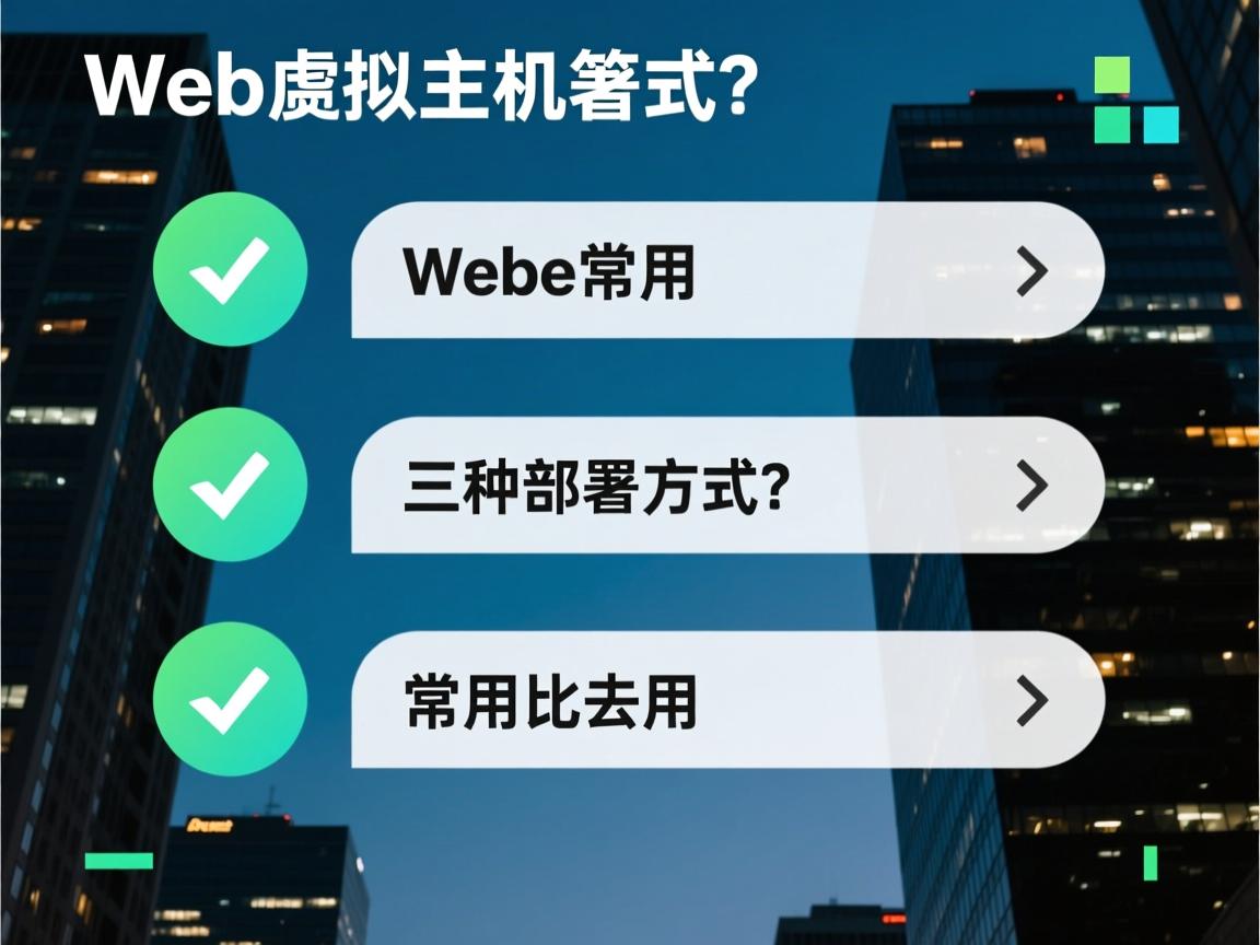 web虚拟主机最常用哪三种部署方式?  第2张 web虚拟主机最常用哪三种部署方式?  第2张