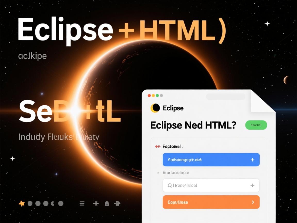 Eclipse如何新建HTML文件  第2张 Eclipse如何新建HTML文件  第2张