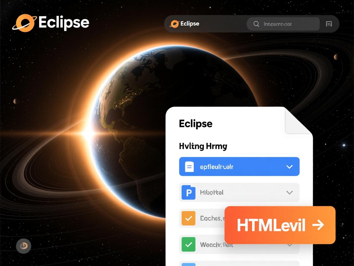 Eclipse如何新建HTML文件  第3张 Eclipse如何新建HTML文件  第3张