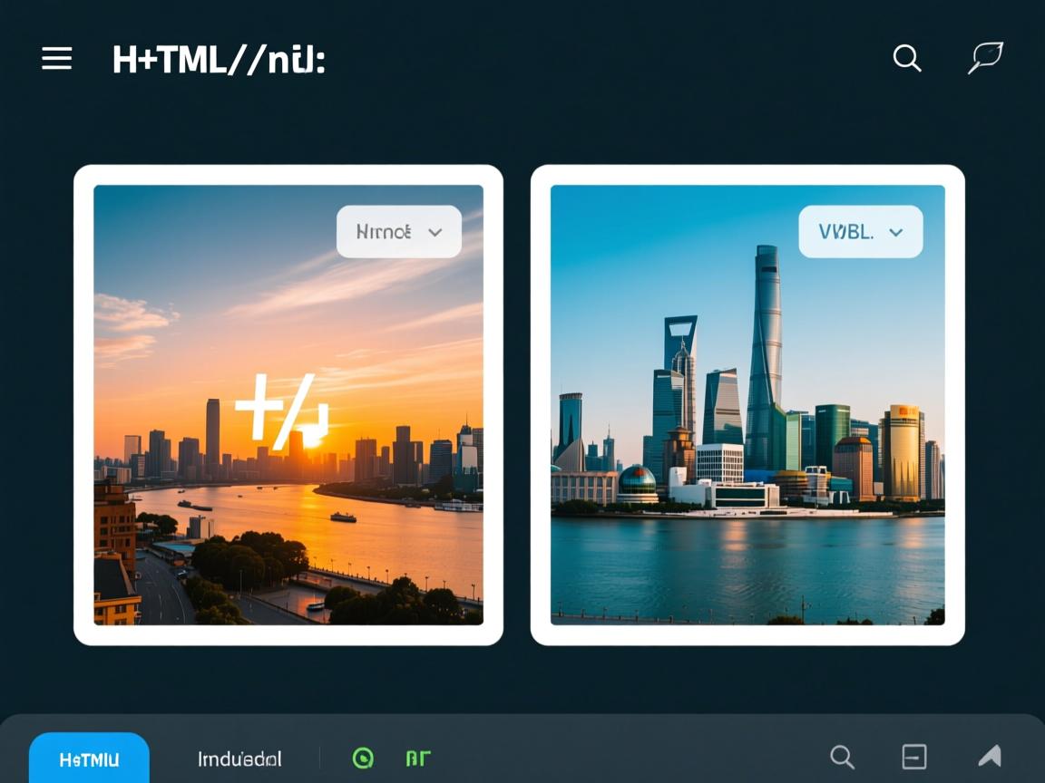 如何在HTML中并排两张图片?