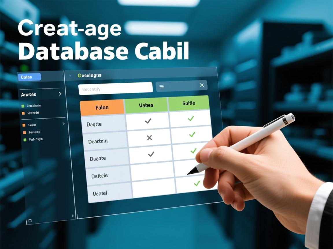 如何创建数据库表?  第1张 如何创建数据库表?  第1张