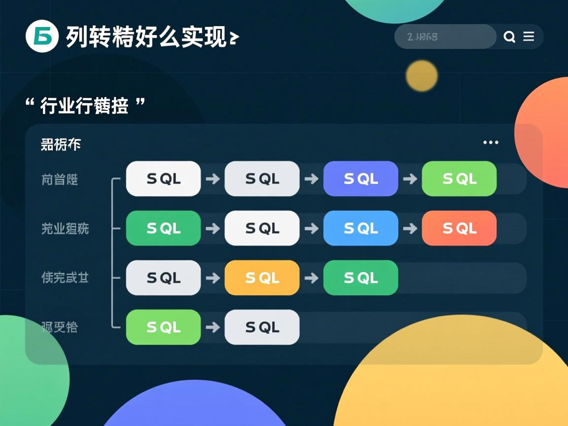 SQL列转行怎么实现?