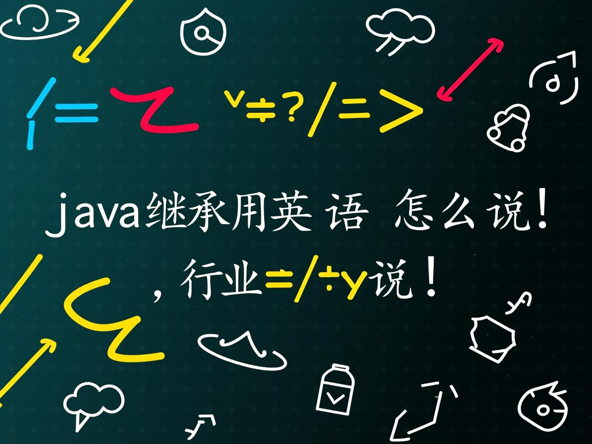 Java继承用英语怎么说