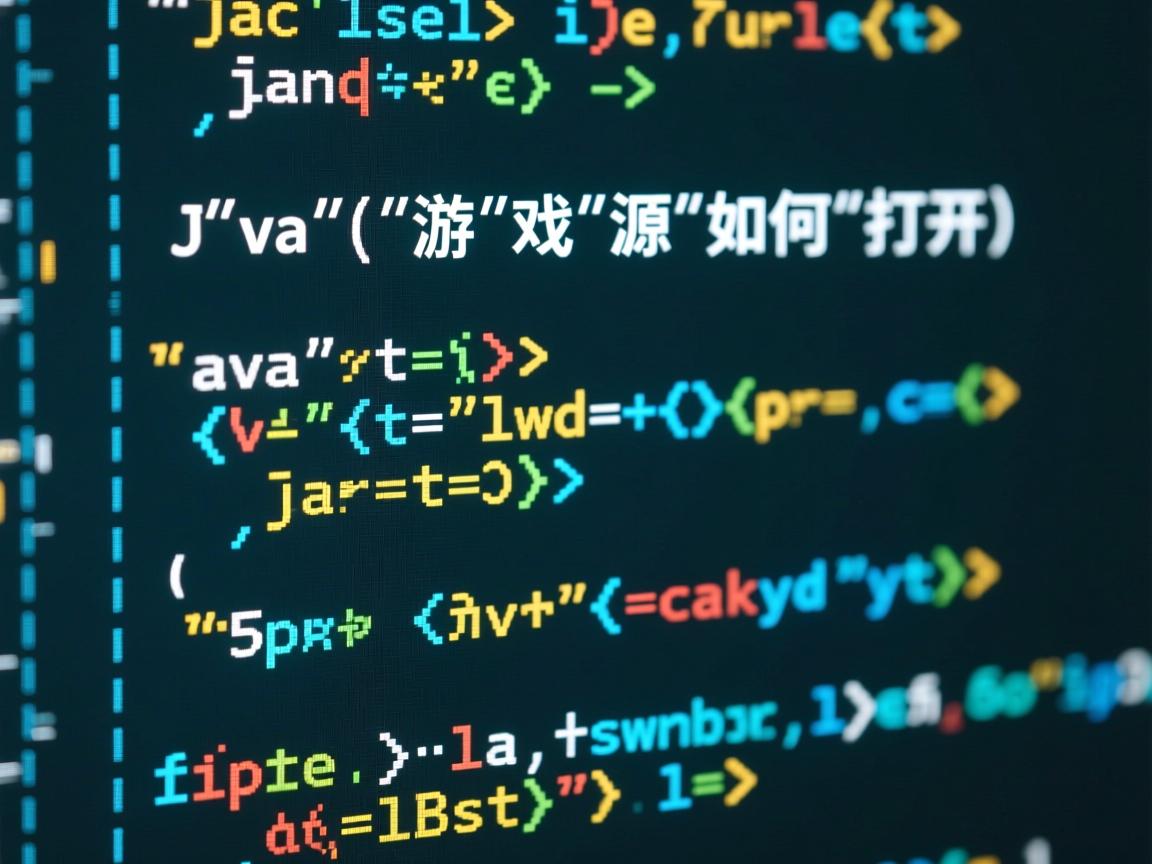 Java游戏源码如何打开  第1张 Java游戏源码如何打开  第1张