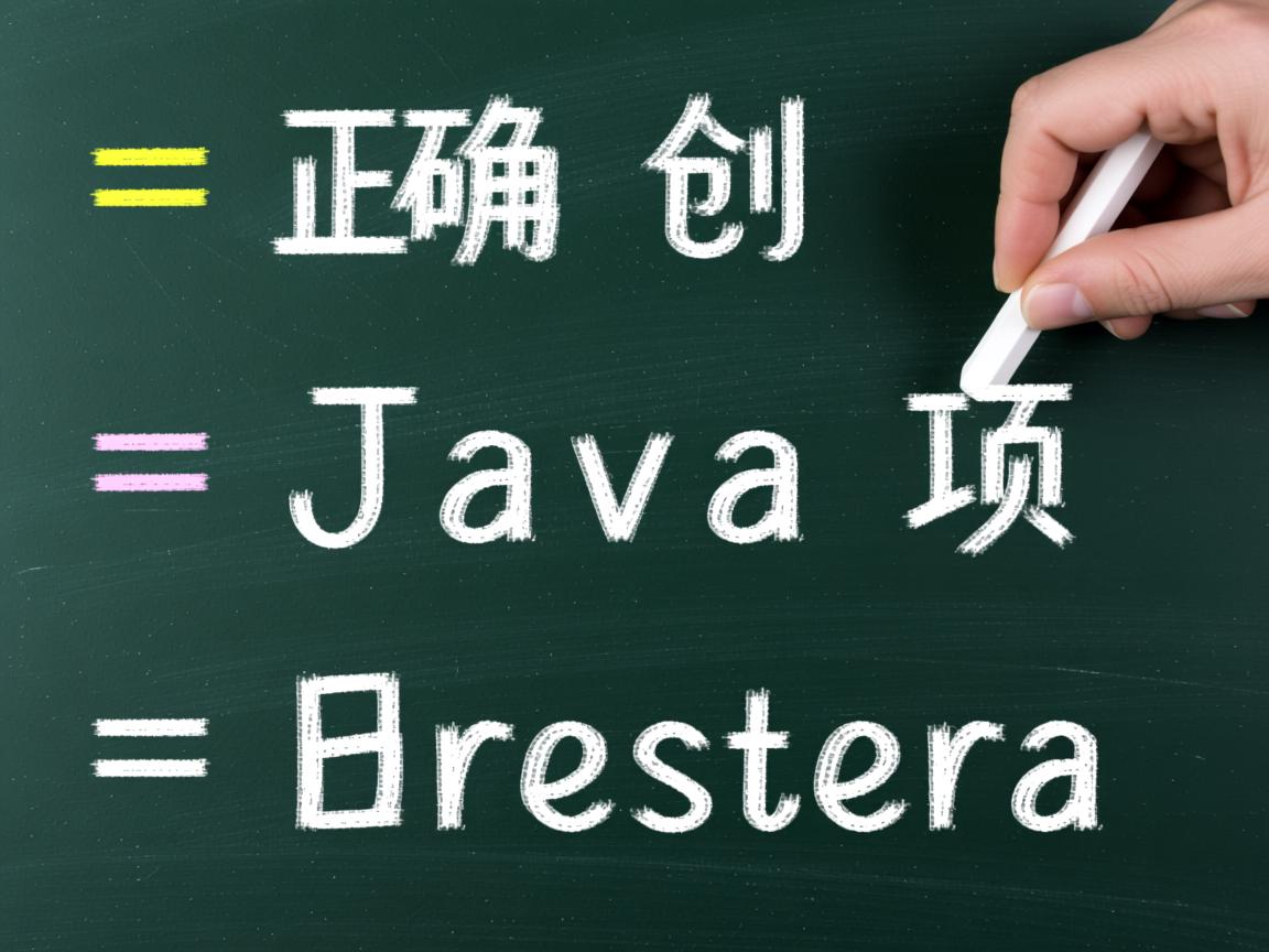 如何正确创建Java项目包