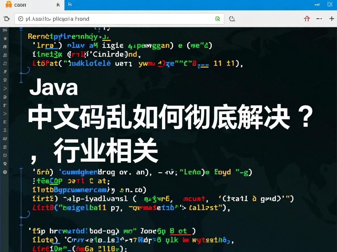 Java中文乱码如何彻底解决?  第3张 Java中文乱码如何彻底解决?  第3张