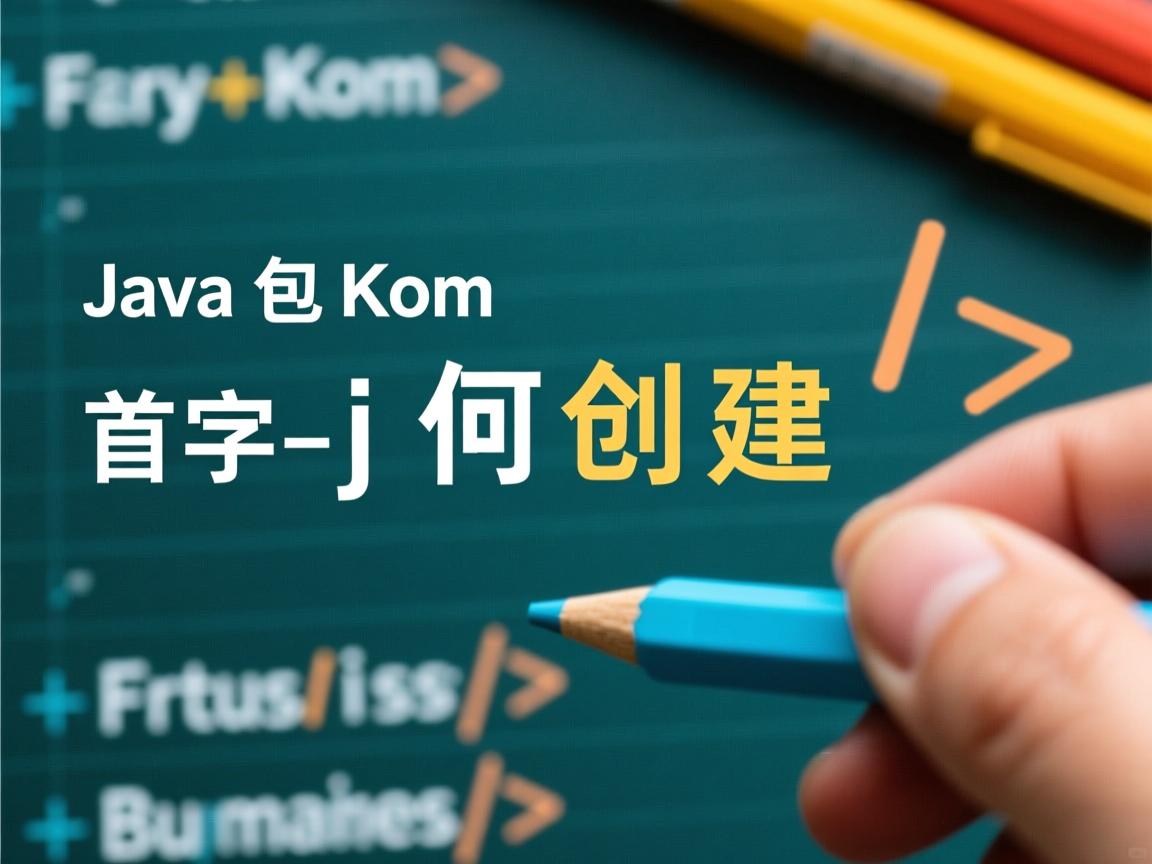Java包名首字母j如何创建
