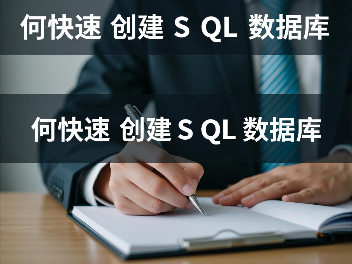 如何快速创建SQL数据库  第3张 如何快速创建SQL数据库  第3张