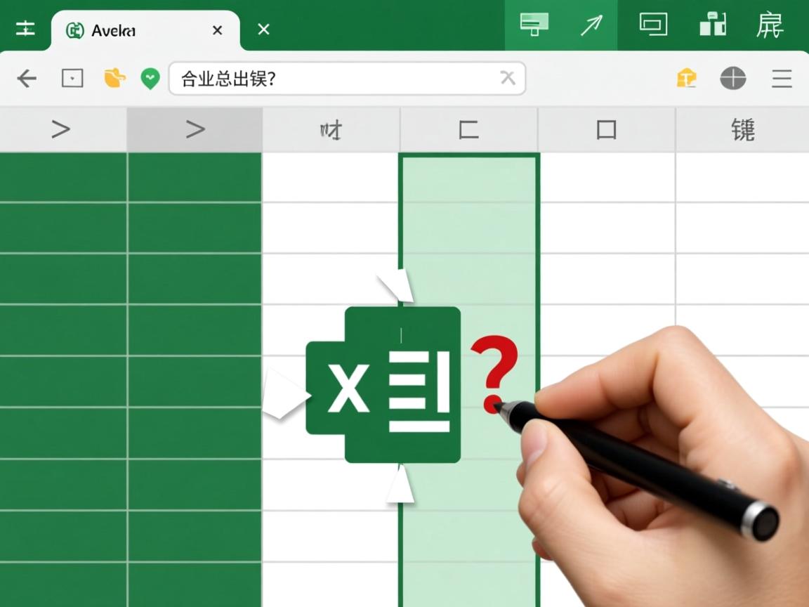 Excel同行单元格合并总出错?  第1张 Excel同行单元格合并总出错?  第1张