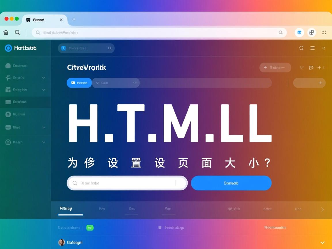 怎么设置HTML页面大小?  第3张 怎么设置HTML页面大小?  第3张