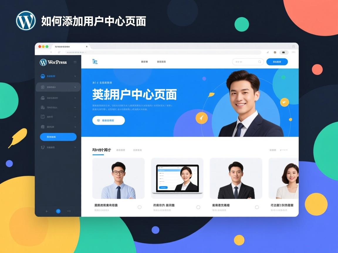 WordPress如何添加用户中心页面?  第1张 WordPress如何添加用户中心页面?  第1张