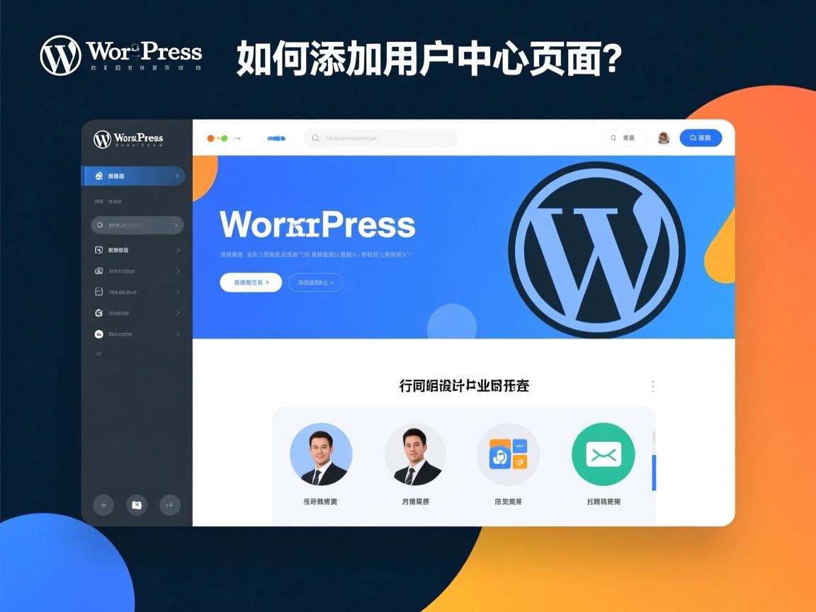WordPress如何添加用户中心页面?  第2张 WordPress如何添加用户中心页面?  第2张