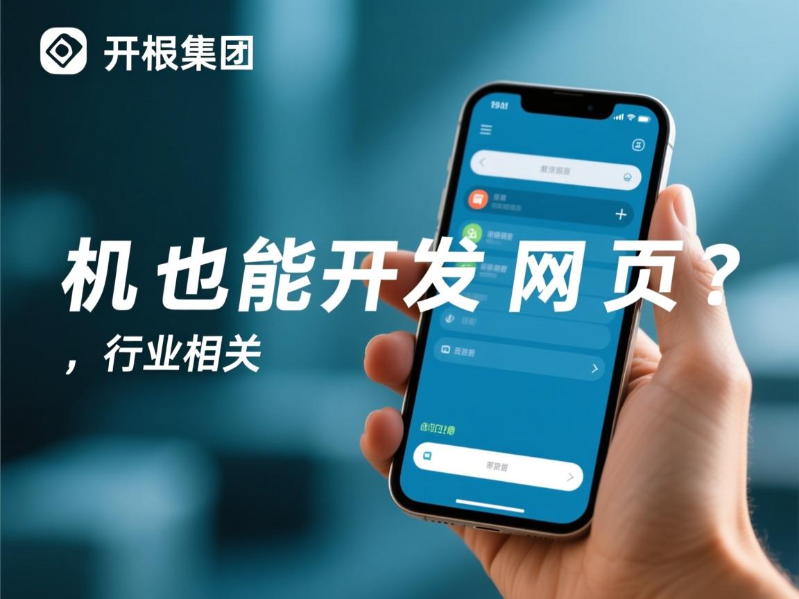 手机也能开发网页？  第2张