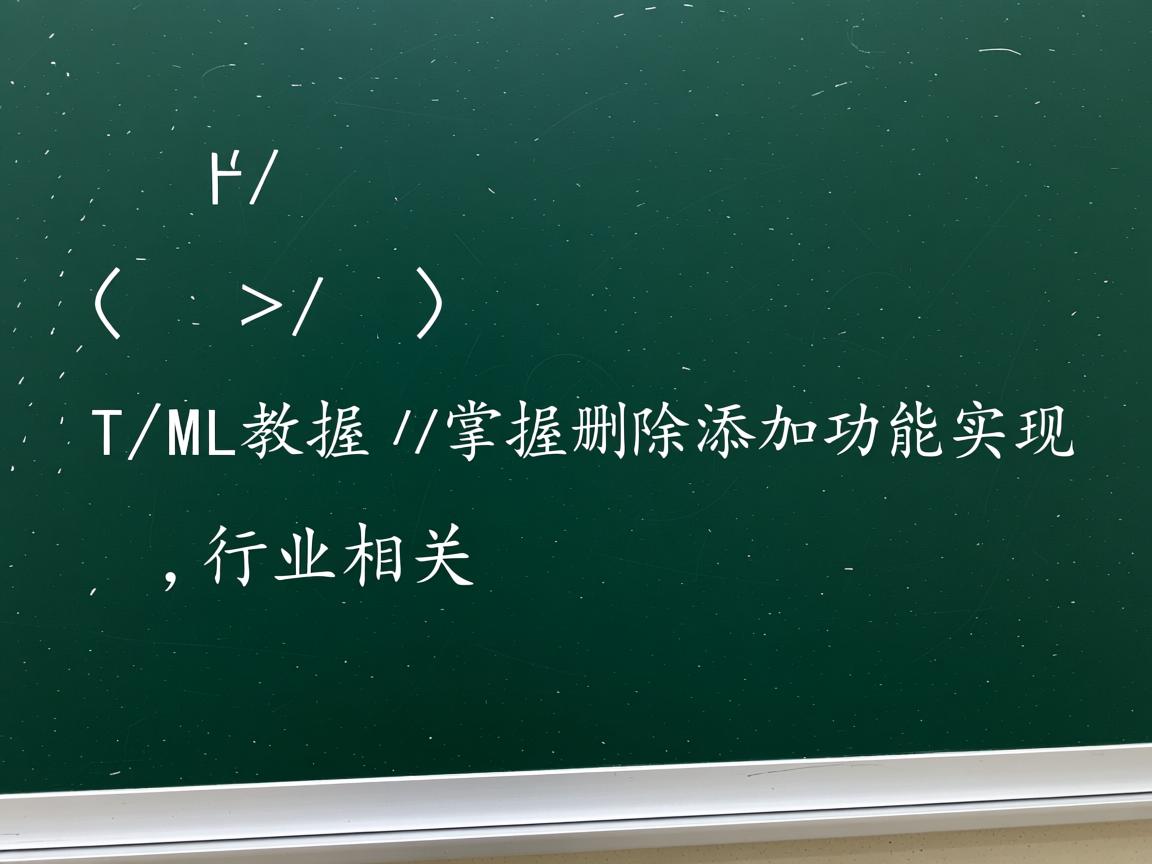 HTML教程,掌握删除添加功能实现  第3张 HTML教程,掌握删除添加功能实现  第3张