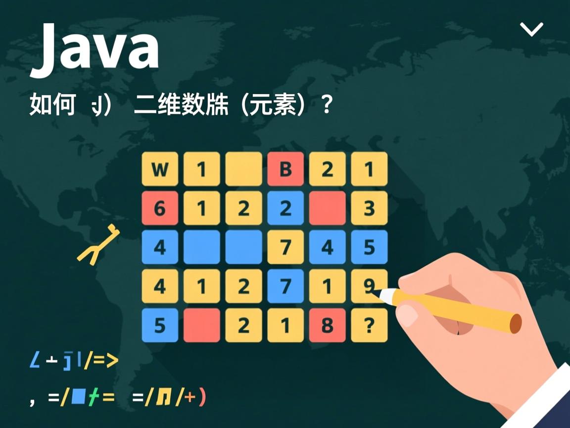 Java如何访问二维数组元素?  第3张 Java如何访问二维数组元素?  第3张