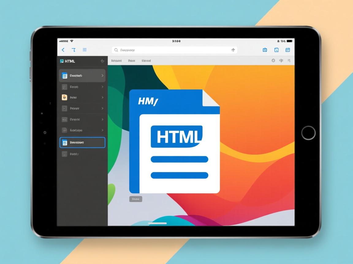 iPad怎么编辑HTML文件?