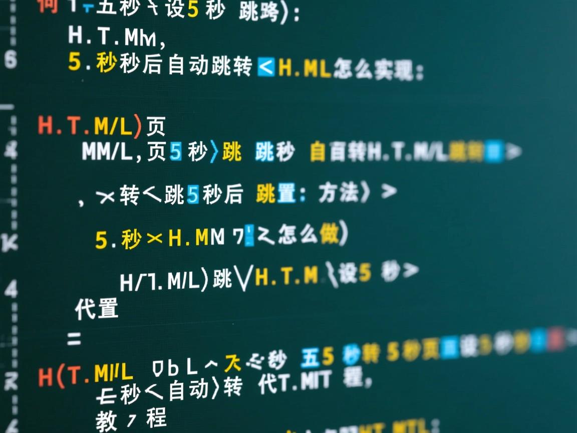 HTML如何设置5秒跳转，HTML五秒自动跳转怎么实现，5秒后自动跳转HTML设置，HTML页面5秒跳转方法，HTML实现5秒后跳转，HTML设置5秒自动跳转，5秒跳转HTML代码教程，HTML五秒跳转怎么做，HTML跳转页面5秒设置，5秒自动跳转HTML教程  第1张