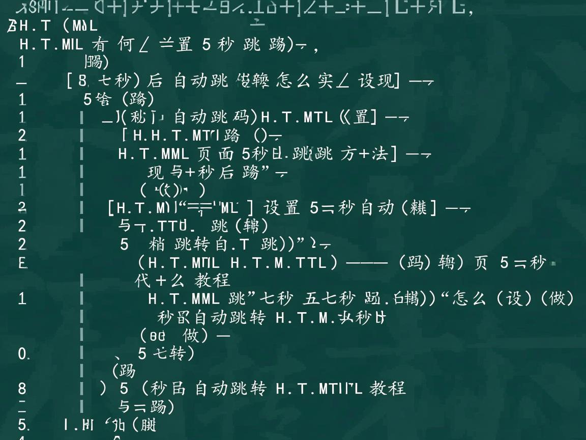 HTML如何设置5秒跳转，HTML五秒自动跳转怎么实现，5秒后自动跳转HTML设置，HTML页面5秒跳转方法，HTML实现5秒后跳转，HTML设置5秒自动跳转，5秒跳转HTML代码教程，HTML五秒跳转怎么做，HTML跳转页面5秒设置，5秒自动跳转HTML教程  第3张