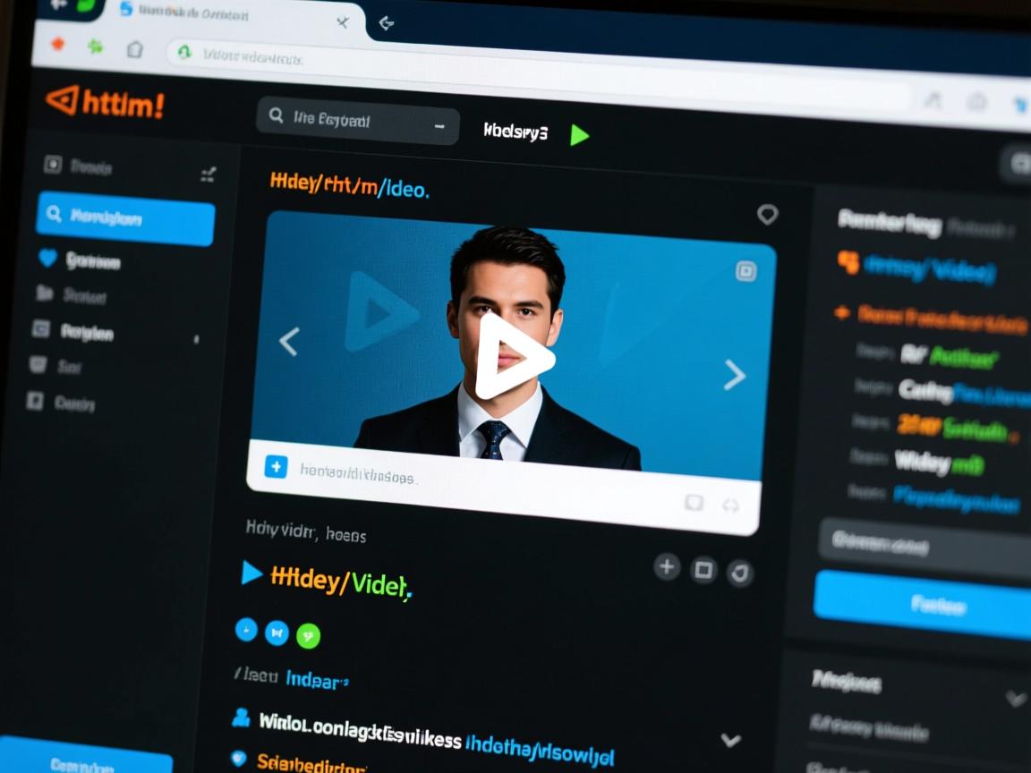 HTML如何嵌入视频?