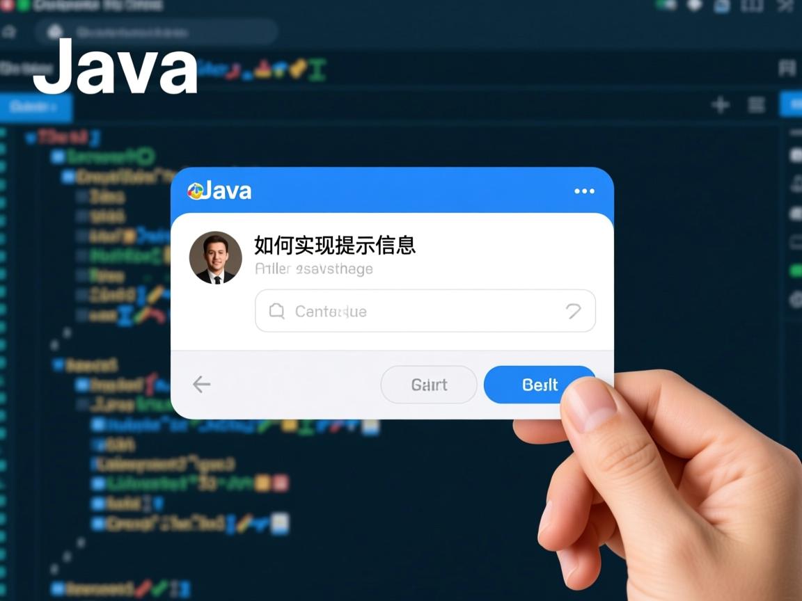 Java如何实现提示信息  第1张