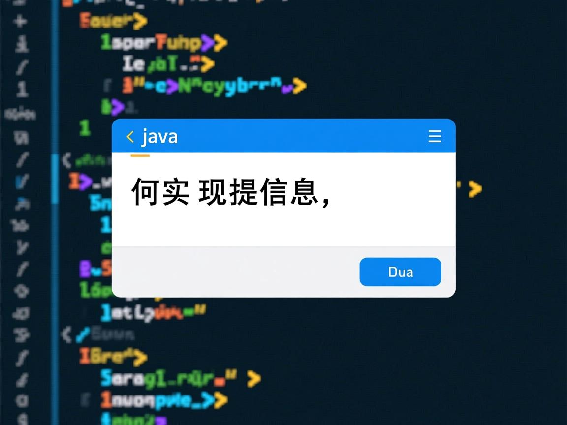 Java如何实现提示信息  第3张