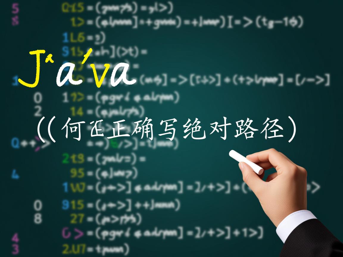 Java如何正确写绝对路径  第3张 Java如何正确写绝对路径  第3张