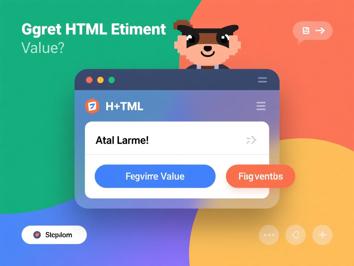 如何快速获取HTML元素值  第1张 如何快速获取HTML元素值  第1张