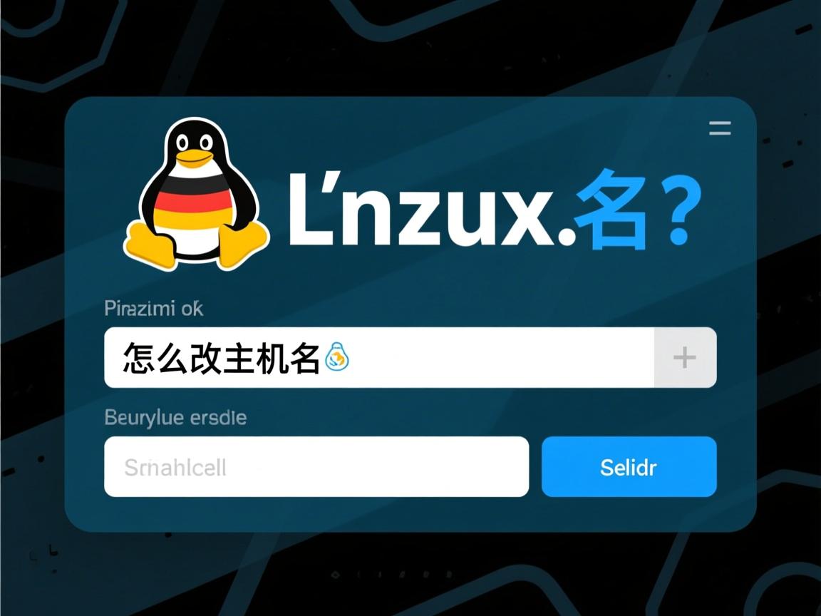 Linux怎么改主机名?  第2张 Linux怎么改主机名?  第2张
