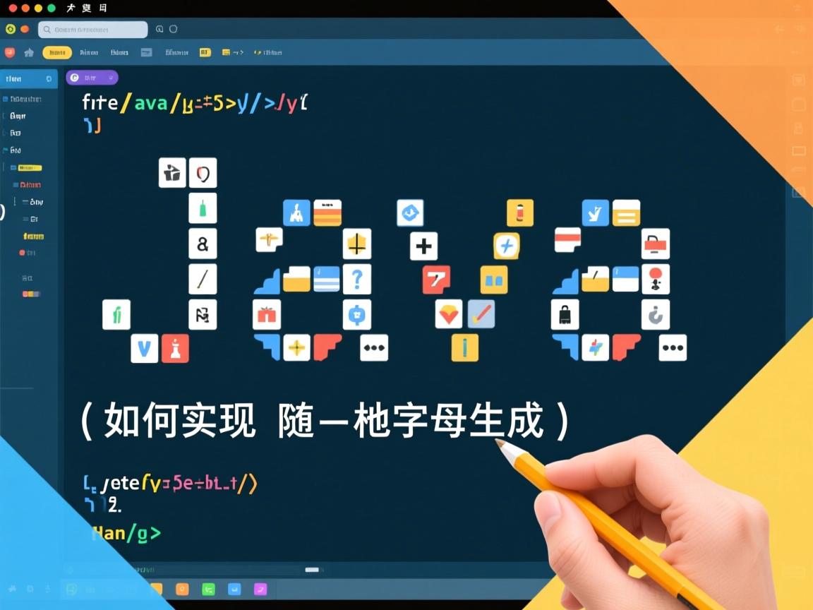 Java如何实现随机字母生成